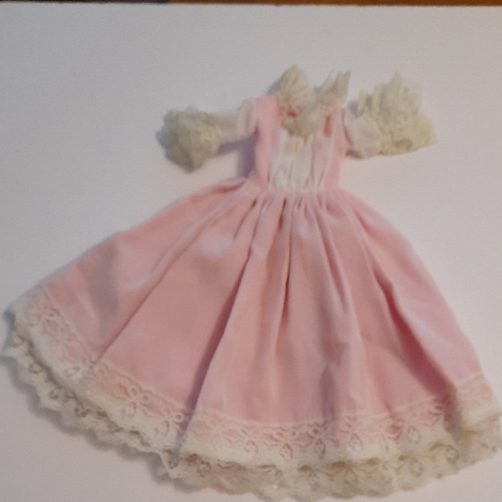 Pink Lace Doll Dress Zanini & Zambelli. Made In Italy..